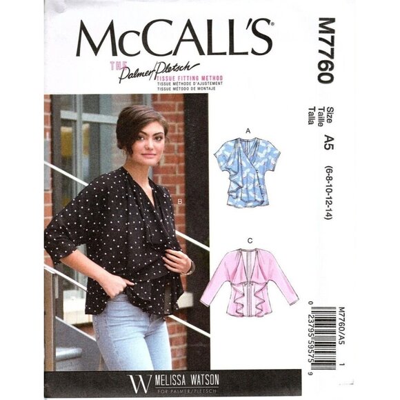 McCall's M7760 Misses 6 to 14 Melissa Watson Jacket and Vest Sewing Pattern - Picture 1 of 2